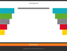 Tablet Screenshot of hsstoppi.de